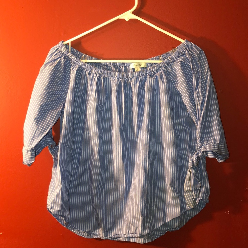 Off the shoulder blouse